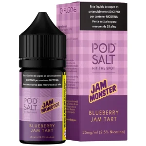 Pod Salt & Jam Monster Blueberry Jam Tart 30ml - 25mg